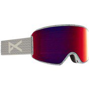 Women's WM3 Goggle + Bonus Lens Asian Fit 222641 Gray/Sunny Red [スノー ゴーグル レディース]