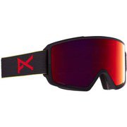 Men's M3 Goggle + Spare Lens 203391 Black Pop/Sunny Red [スキーゴーグル 眼鏡対応]