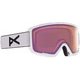 Men's M3 Goggle + Spare Lens 203391 White/Cloudy Pink [スキーゴーグル 眼鏡対応]