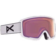 Men's M3 Goggle + Spare Lens 203391 White/Cloudy Pink [スキーゴーグル 眼鏡対応]