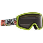 Kids' Tracker 2.0 Goggle Asian Fit 222541 Bot Green/Smoke [スキーゴーグル ジュニア]