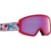 Kids' Tracker 2.0 Goggle Asian Fit 222541 Doodle Red/Red Solex [スキーゴーグル ジュニア]