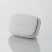 USB扇風機 flowflowflowハンズフリーファン 充電可能 ネックストラップ付 グレー FAN-U206GY