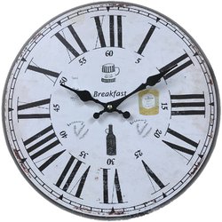 モチーフクロック 33cm カフェタイム-2 EF-CL09M
