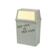 積み重ねゴミ箱 ワイド 45L クリーム