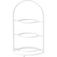 high tea stand 3tiers（ハイ ティー スタンド スリー ティアーズ） WHITE（ホワイト） 18径31H 99550-100-100