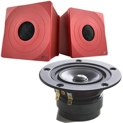 Markaudio マークオーディオ  CHN519+Tozzi one Kit Red [MarkAudio スピーカーセット 赤]