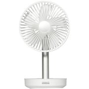 コードレスミニリビングファン モバイルバッテリー機能付 ホワイト PR-F038-WH