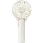 充電式アロマハンディファン モバイルバッテリー機能付 ホワイト PR-F050-WH