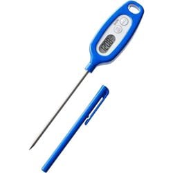 デジタル温度計 料理用 スティックタイプ（デジタル式） 測定範囲：-50～250℃ ホールド機能 防水性能IPX7 ブルー TT-508N-BL