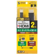 KC-MDPHDRA20 [ミニDisplayPort-HDMI変換ケーブル HDR対応 2m]