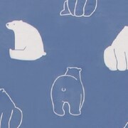 マーベラスクール敷きパット くま  ネイビー 171-7488A1