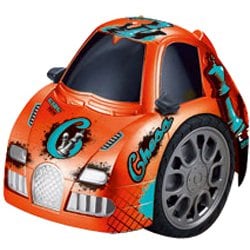 27MHｚ異色異才 R/Cカー モンスターホイール 橙 [ラジコン]