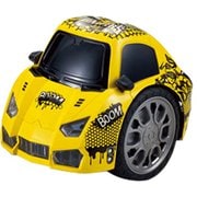 27MHｚ異色異才 R/Cカー モンスターホイール 黄 [ラジコン]