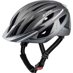 サイクルヘルメット A9742325 HAGA ダークシルバーマット 55～59cm