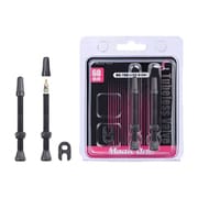 TUBELESS VALVE アルミ ブラック MG-VALVE60-BLK