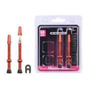 TUBELESS VALVE アルミ レッド MG-VALVE60-RED