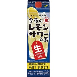 國盛 今夜のレモンサワーの素 25度 1800ml [リキュール]