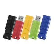 USBSPS32GM5BV1 [USBメモリ USB3.0対応 32GB キャップスライド開閉式 5色カラーミックス5本パックWin/Mac対応]