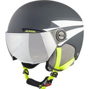 ZUPO VISOR A9229232 チャコール/ネオンマット 51-55cm [スキーヘルメット ジュニア]