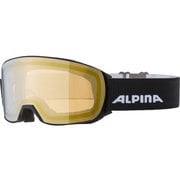 ALPINA NAKISKA Q LITE A7180831 ブラック [スキーゴーグル 眼鏡対応]