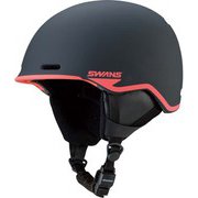 スノーヘルメット HSF-220 BK/R LXLサイズ（59-62cm） [スキーヘルメット]