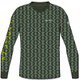 Spirit Print Crew G65124034 Green Pattern Mサイズ [スキーアンダーシャツ メンズ]