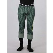 Spirit Short John Print G65124035 Green Pattern Sサイズ [スキーアンダータイツ メンズ]