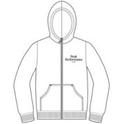 JR Original Zip Hood G66937029 White 150サイズ [スキーウェア ミドルウェア ジュニア]