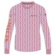 W Spirit Print Crew G65124033 Pink Pattern Sサイズ [スキーアンダーシャツ レディース]