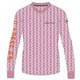 W Spirit Print Crew G65124033 Pink Pattern Lサイズ [スキーアンダーシャツ レディース]