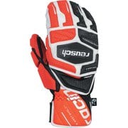 WORLDCUP WARRIOR GS MITTEN 6011411781075 ブラック/ホワイト/フルオレッド 7.5 [スキー グローブ レーシング]