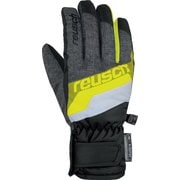DARIO R-TEX XT JR 4961212701440 ブラックメランジ/セーフティーイエロー/ブラック 4 [スキーグローブ ジュニア]