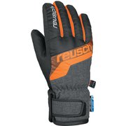 DARIO R-TEX XT JR 4961212767740 ブラック/ブラックメランジ/ショッキングオレンジ 4 [スキーグローブ ジュニア]