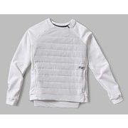W マニフェスト クルーネック W MANIFEST CREW NECK-PFL FWAPW21 Snow White Mサイズ [スキー ミドルウェア レディース]