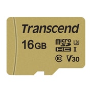 microSDHCカード 16GB Class10 UHS-I U3 V30 アダプタ付 TS16GUSD500S