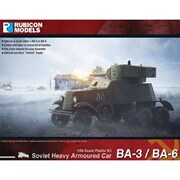 RB0084 BA-3 / BA-6 ソビエト装甲車 [プラスチックモデル 1/56スケール]