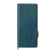 Xperia 10 II 用 フリップカバー PUレザー ブルー PG-XP10FP02BL