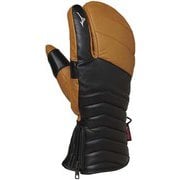 ALL LEATHER 3FINGER GLOVES Z2JY9502 94 キャメル×ブラック Mサイズ [スキー グローブ]