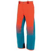 DEMO OUTER PANTS ONP93052 F.ORANGE×TUEQUOISE(F094595) SSサイズ [スキーウェア パンツ ユニセックス]