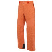 PRINT OUTER PANTS ONP93P53 S.ORANGE(067P) Sサイズ [スキーウェア パンツ ユニセックス]