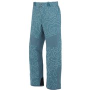 PRINT OUTER PANTS ONP93P53 S.BLUE(677P) Lサイズ [スキーウェア パンツ ユニセックス]