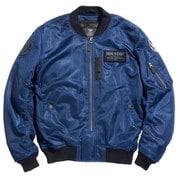 レーシングジャケット ネイビー S HOUSTON HTVA-2011S MA-1 MESH M/C JAC NAVY S