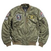 レーシングジャケット カーキ XL HOUSTON HTVA-2021S MA-1 BLACK KNIGHTS MESH M/C JAC KHAKI XL