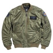 レーシングジャケット カーキ 3XL HOUSTON HTVA-2041S MA-1 DRAGON MESH M/C JAC KHAKI 3XL