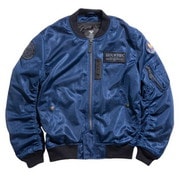 レーシングジャケット ネイビー M HOUSTON HTVA-2041S MA-1 DRAGON MESH M/C JAC NAVY M