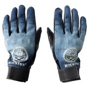 レーシンググローブ デニムネイビー M HOUSTON HTVG-2011S メッシュ/レザーグローブ DENIM NAVY M