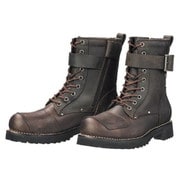 レーシングブーツ ダークブラウン 25.0cm SIERRA DESIGNS SD5006 9ホール バイカーズブーツ メンズ DARK BROWN 25.0