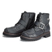 レーシングブーツ ブラック 24.0cm SIERRA DESIGNS SD5105 7ホール バイカーズブーツ レディース BLACK 24.0