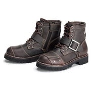 レーシングブーツ ダークブラウン 24.0cm SIERRA DESIGNS SD5105 7ホール バイカーズブーツ レディース DARK BROWN 24.0